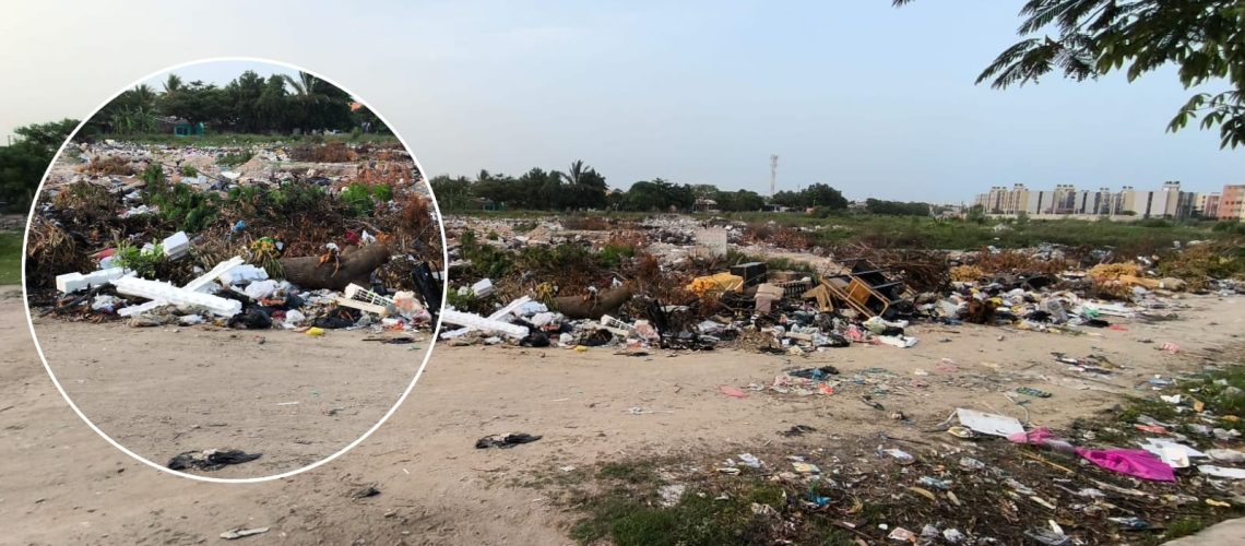 Basurero a cielo abierto en Terranova 2