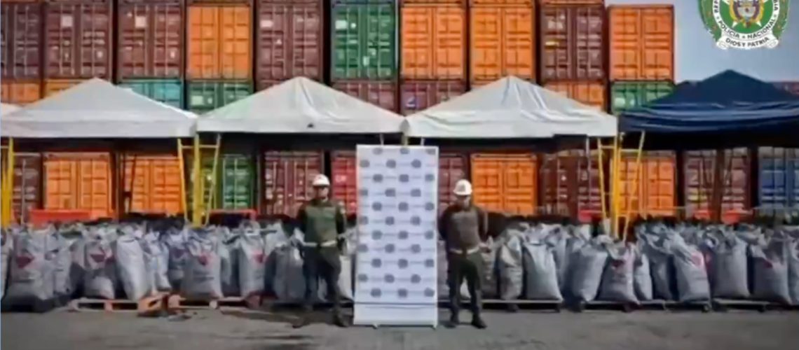 Cocaína incautada Cartagena