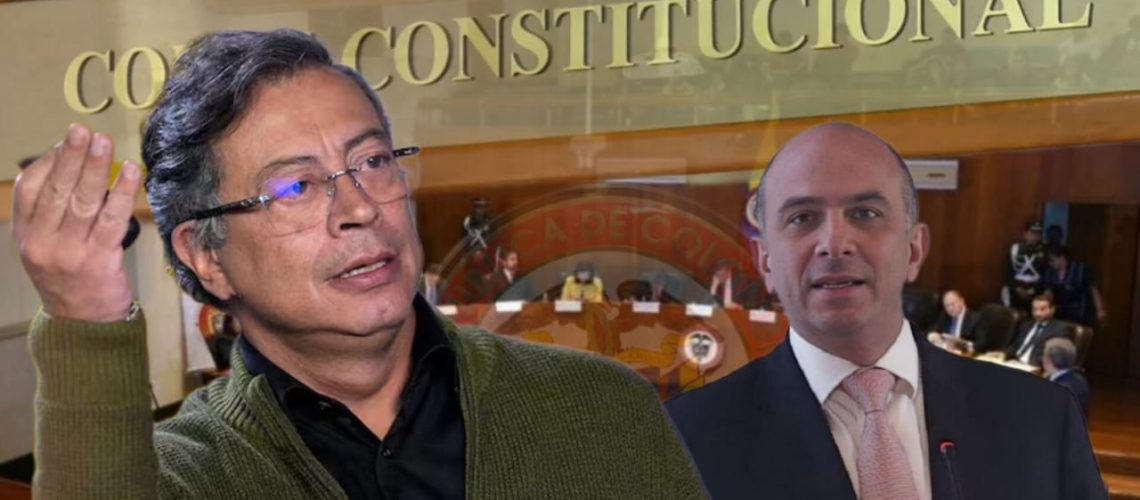 Presidente Gustavo Petro contra las cortes por elección de Carlos Camargo