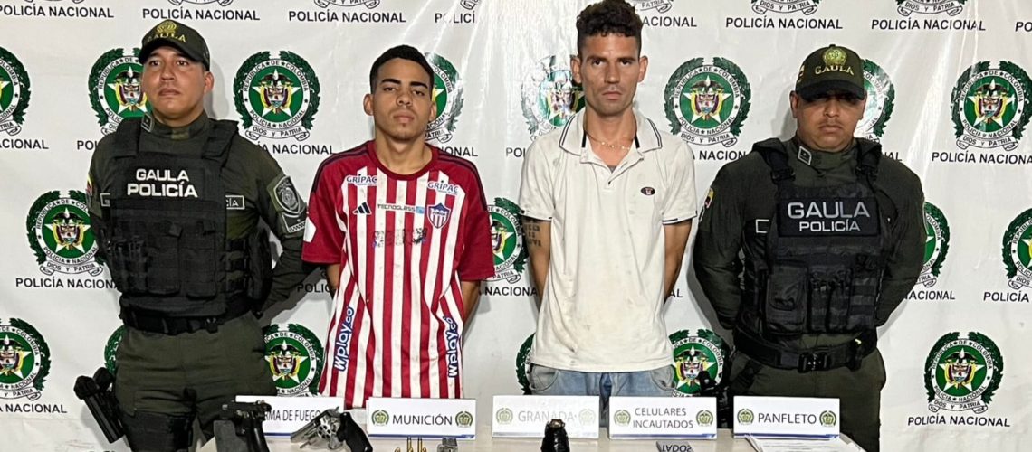 Capturados por extorsión Barranquilla