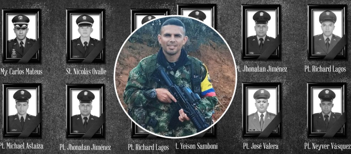 Abatimiento de alias Guillermino y otros tres disidentes de las FARC involucrados en muerte de 13 policías en Amalfi