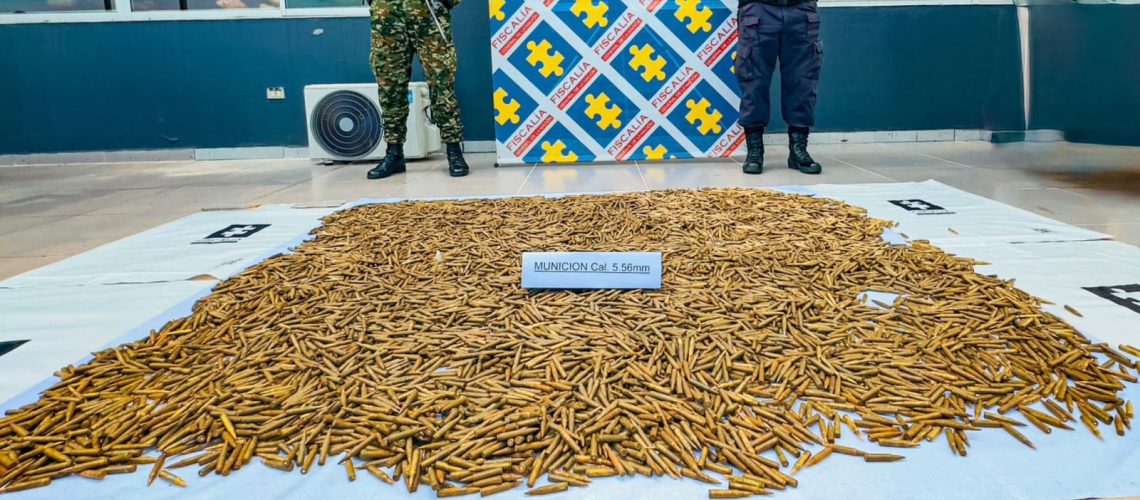 Más de 11.000 municiones incautadas en Meta
