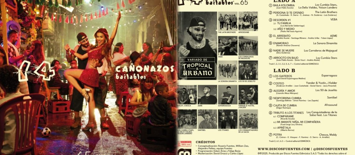 Los 14 Cañonazos Bailables – Vol. 65