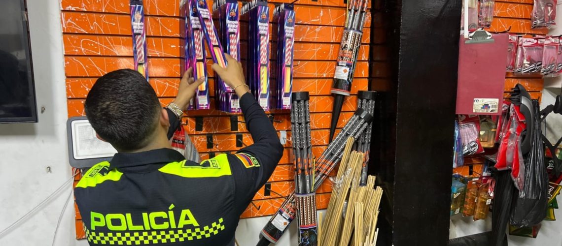 Incautación pólvora en Barranquilla