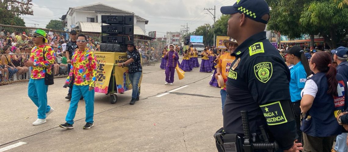 Policía en Carnaval