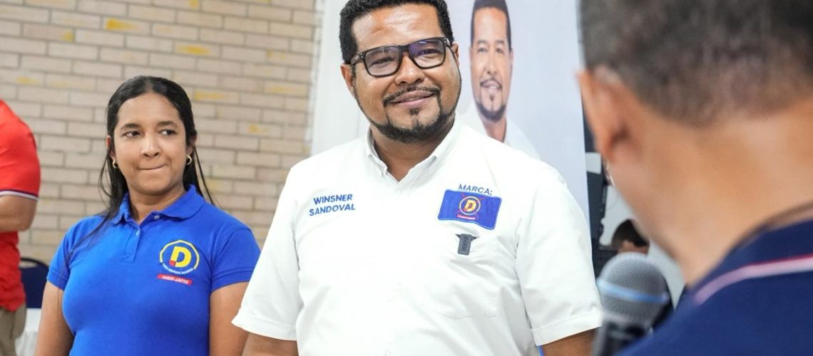 Winsner Sandoval y apoyo de la concejal Nataly Niebles