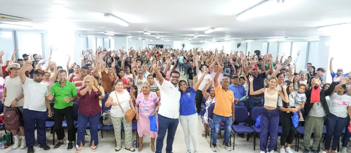 Winsner Sandoval y apoyo de la concejal Nataly Niebles