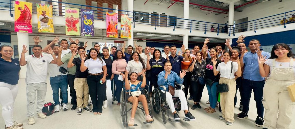 Alcaldía de Soledad personas con discapacidad