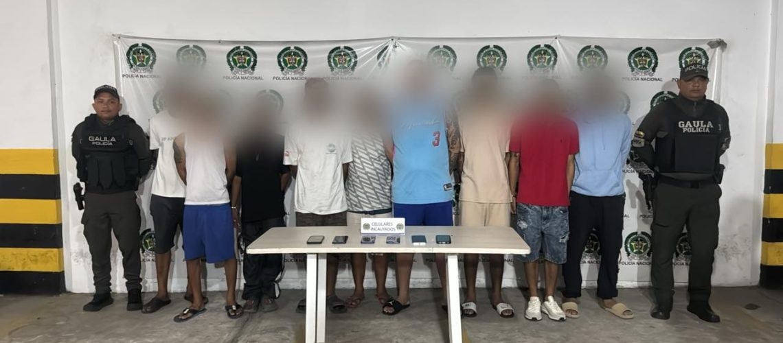 Capturados por extorsión en Barranquilla