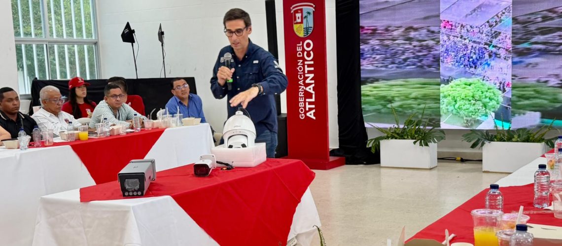 Sistema de cámaras de seguridad con inteligencia artificial en el Atlántico