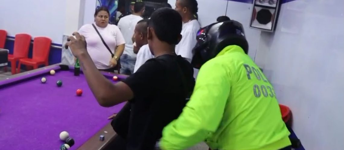 Despliegue Policía Metropolitana de Barranquilla