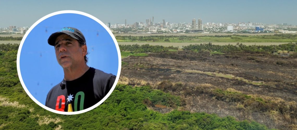 Incendio Isla Salamanca