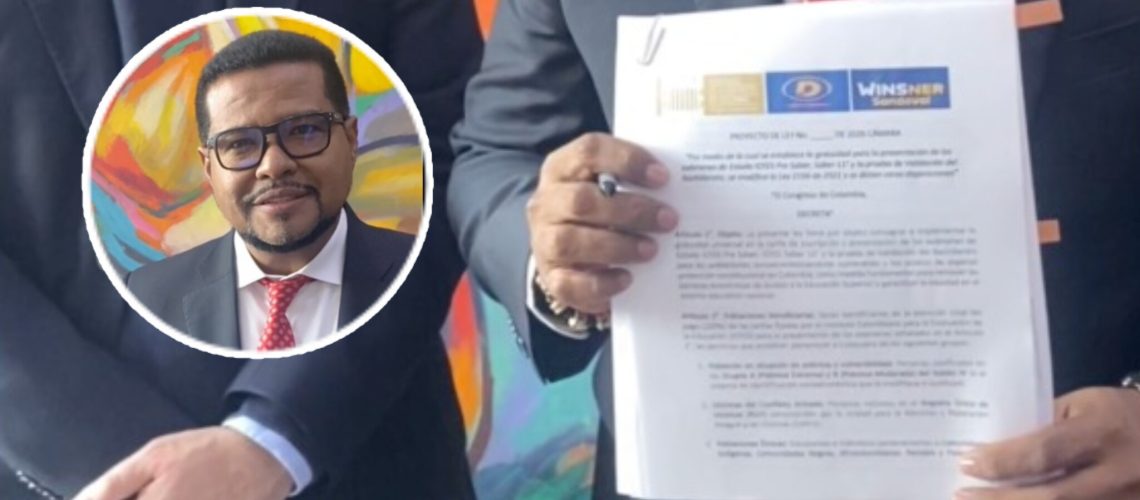 Winsner Sandoval Radical dos proyectos de ley