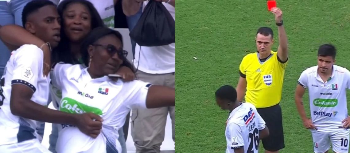 Yéiler valencia expulsado en su debut