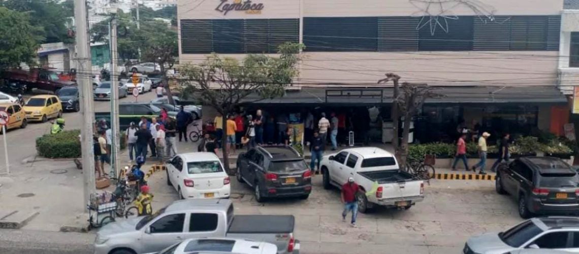 Zapatoca panaderia balacera