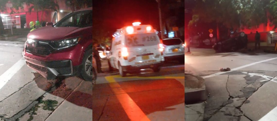 accidente calle 85