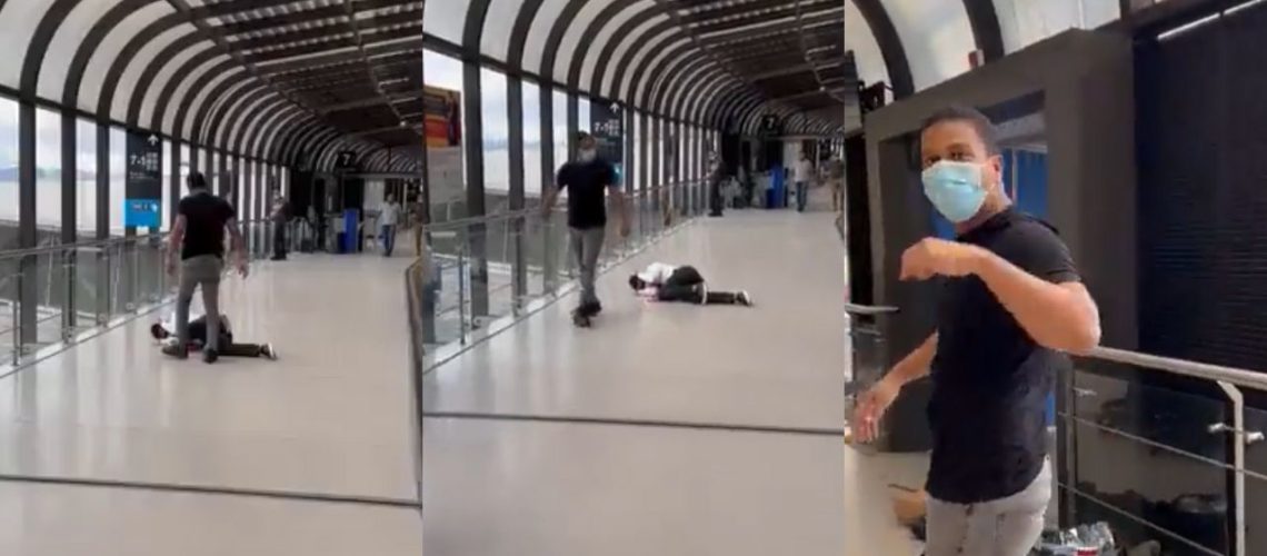 agresión a empleado avianca medellín