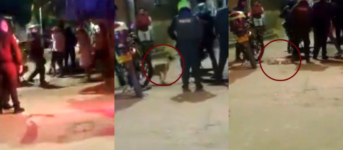 agresión policial sabanagrande