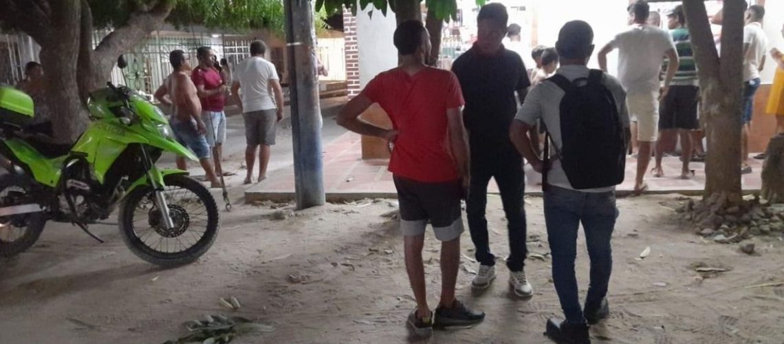 atentado en tienda de malambo