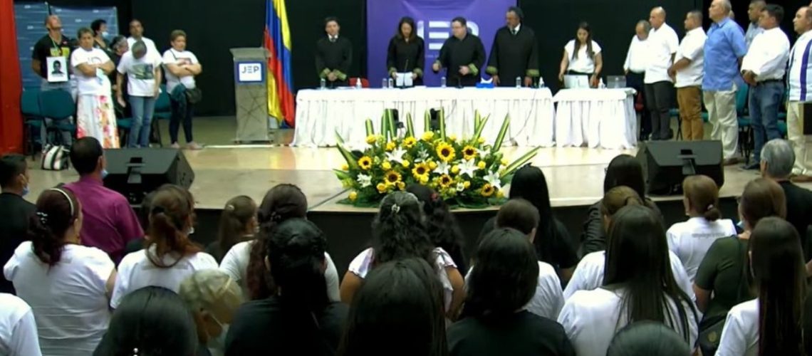 audiencia reconocimiento JEP