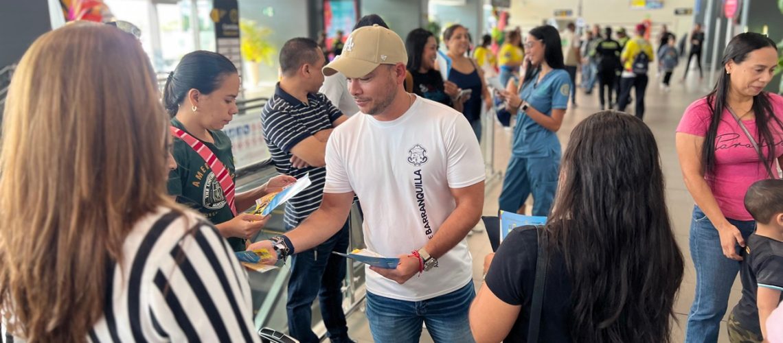 campaña de prevención alcaldía en Carnaval de Barranquilla 2025