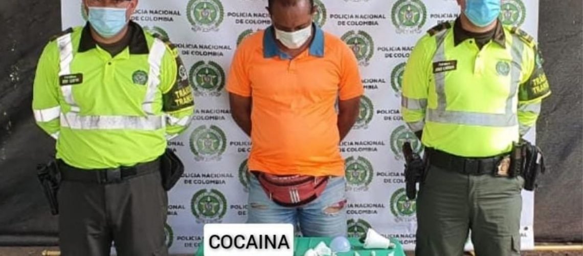 capturado con cocaína en Baranoa