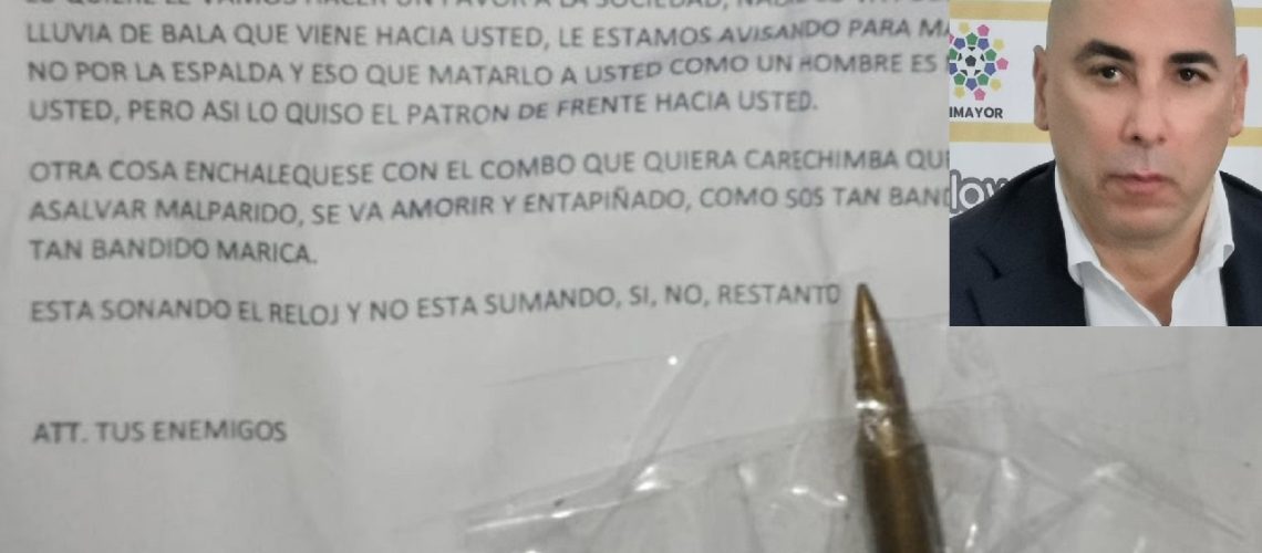cartas amenzanates contra presidente de aguilas doradas