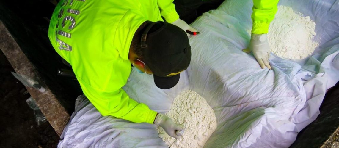 cocaína incautada Barbosa Antioquia
