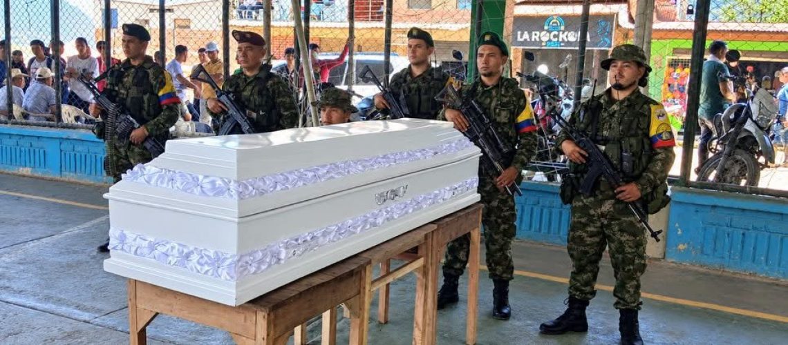 disidencias de las FARC devuelven el cuerpo del soldado Idel Torres, asesinado en el Cauca