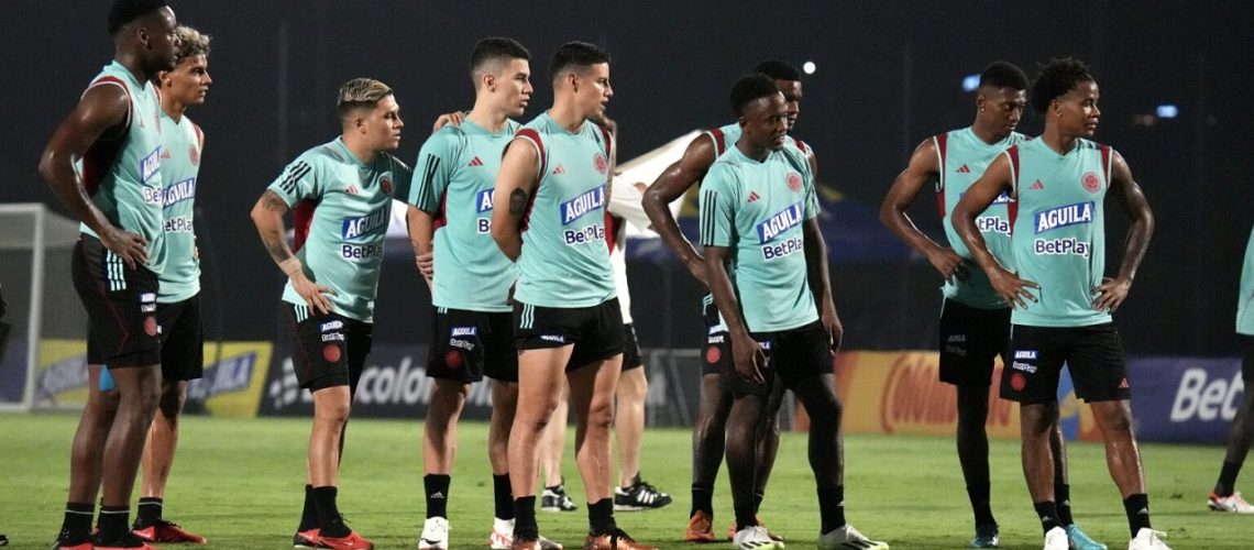 entreno Colombia vs. Venezuela