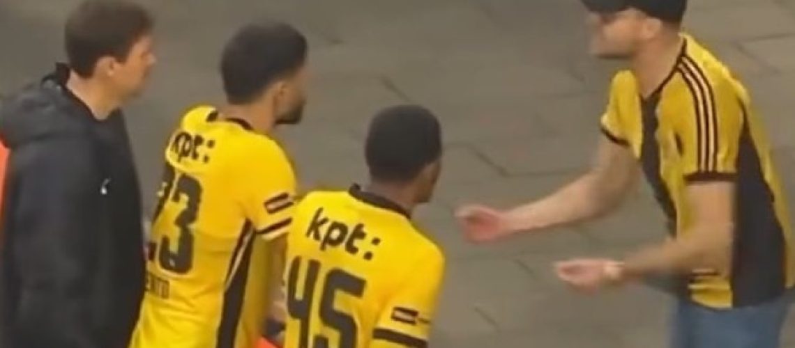 hincha del young boys reclama Mediano