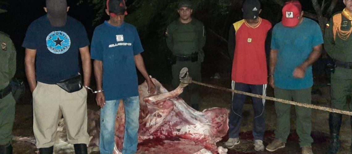 matadero clandestino en Campo de la Cruz