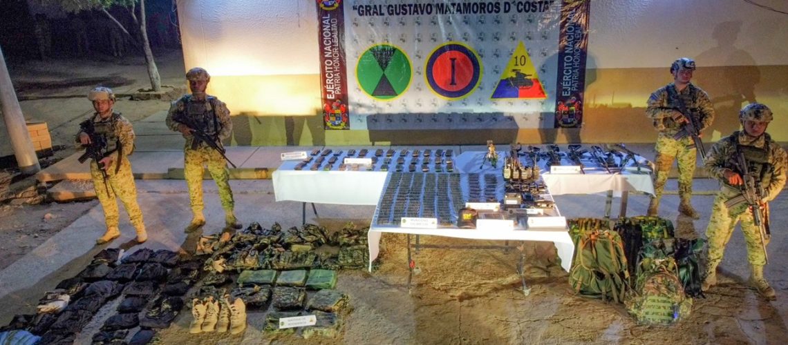material de guerra incautado a la Segunda Marquetalia en La Guajira