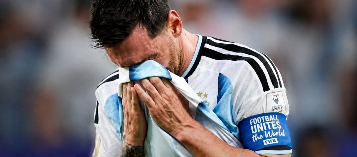 messi llora