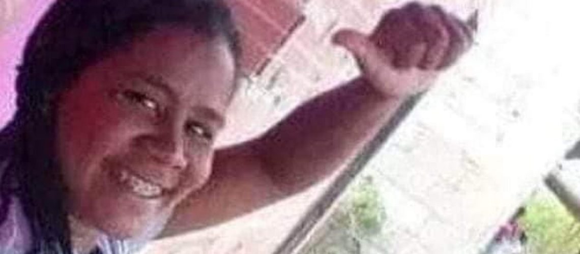 mujer víctima en palmar de varela