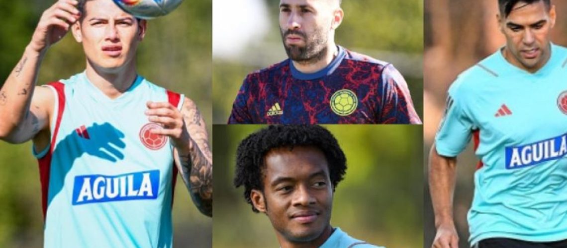 ospina, cuadrado, james y falcao