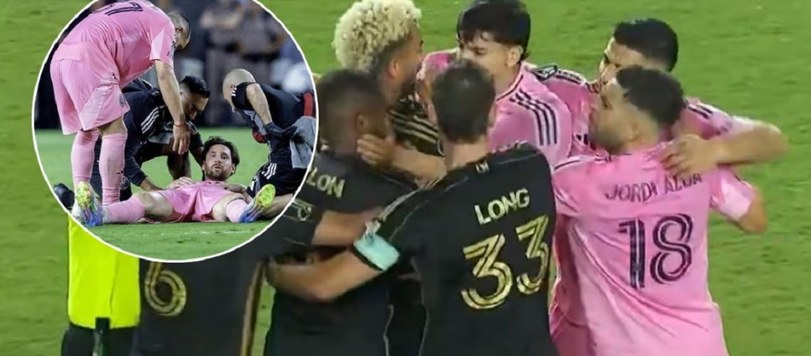 pelean por messi