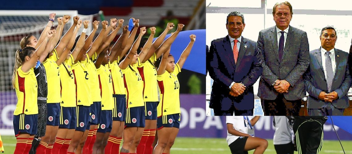 protesta de las jugadoras colombianas