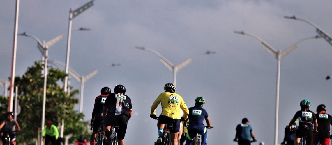 prueba ciclistica malecon
