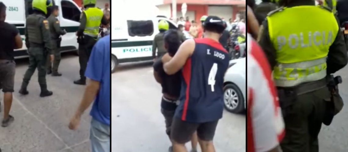 robo motocicleta policía