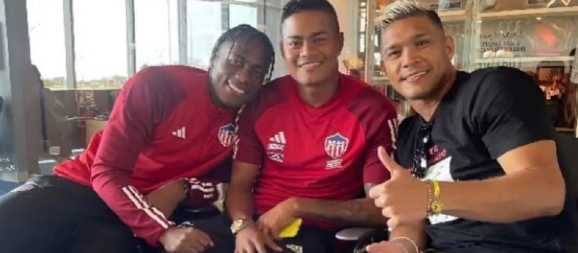 teo viaja con Junior a bucaramanga
