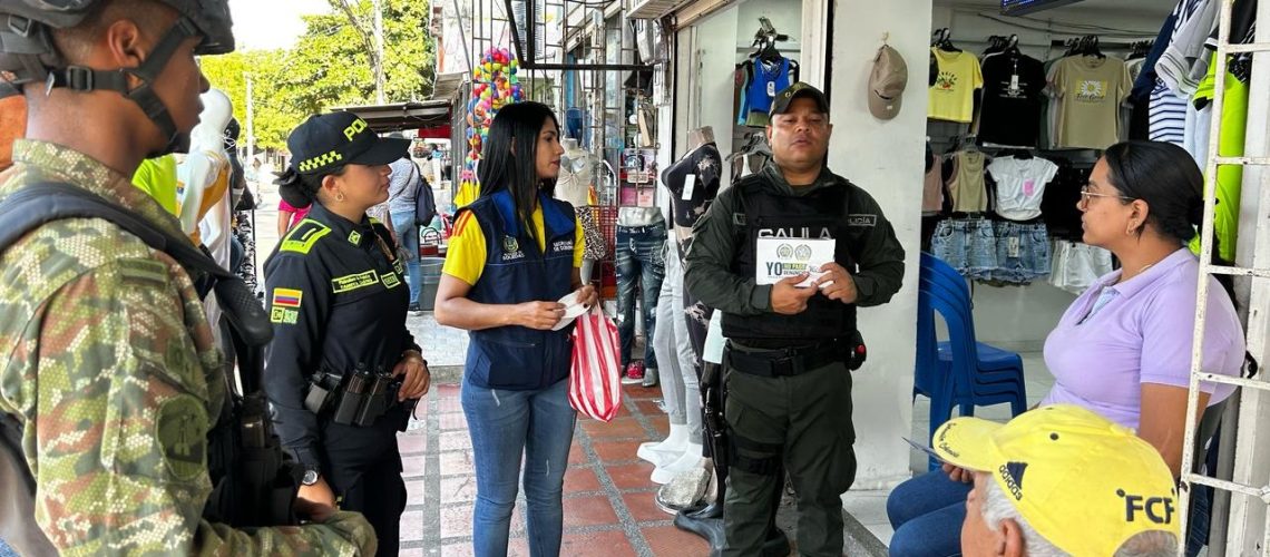 toma masiva del Gaula contra la extorsión en Soledad