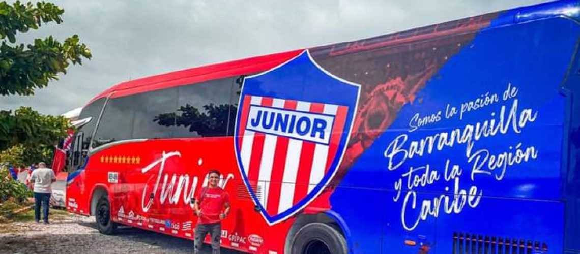 tomasino nuevo diseño bus del Junior